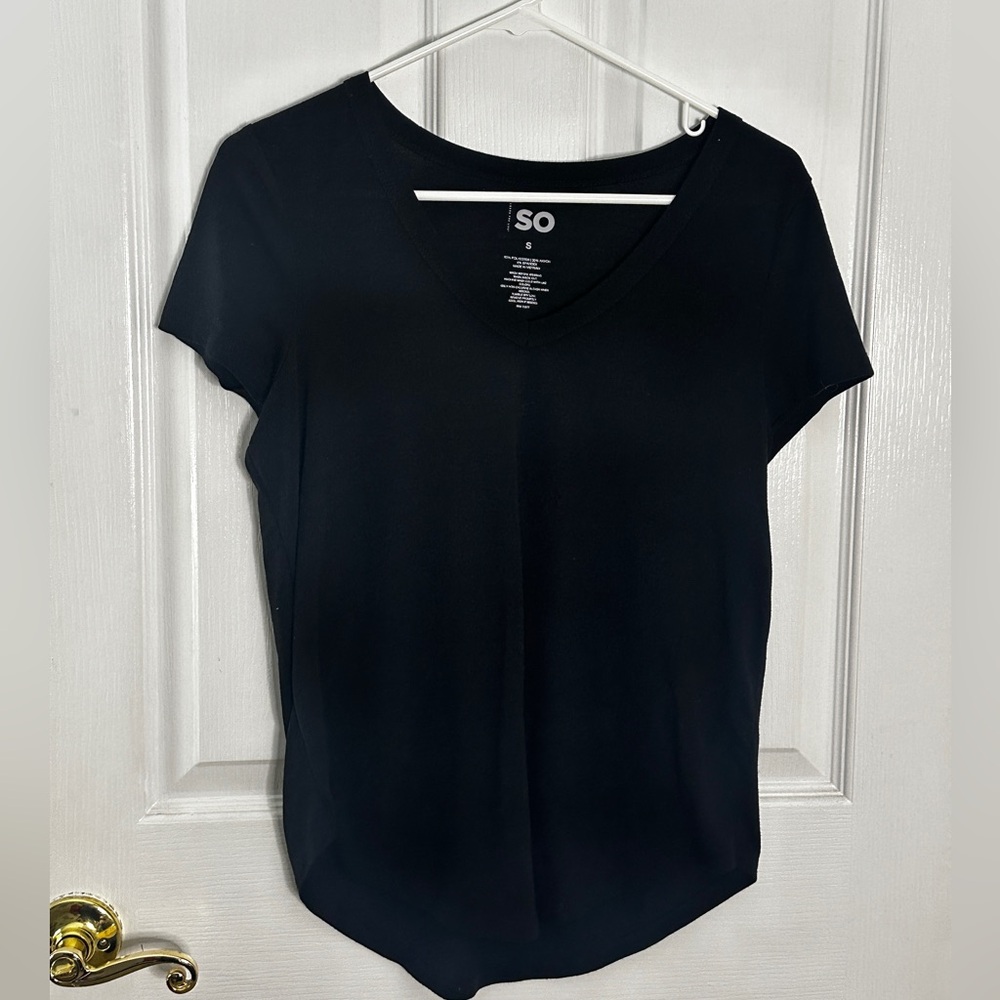 Plain black shirt